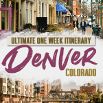 Denver One Week Itinerary Pin